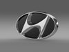 Hyundai company logo 3D Model