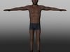Male Black 3D Model