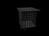 Medival Steal Cage 3D Model