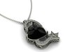 heart onyx pendant