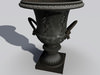Roman Garden Vase 3D Model