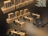 Office Set 10 3D Model