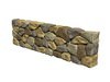 Dry stone wall 3D Model .obj .3ds .blend .skp