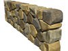 Dry stone wall 3D Model .obj .3ds .blend .skp