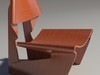 Greette jalk Style chair White Wood 3D Model .max