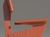 Greette jalk Style chair White Wood 3D Model .max