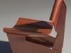 Greette jalk Style chair White Wood 3D Model .max