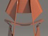 Greette jalk Style chair White Wood 3D Model .max