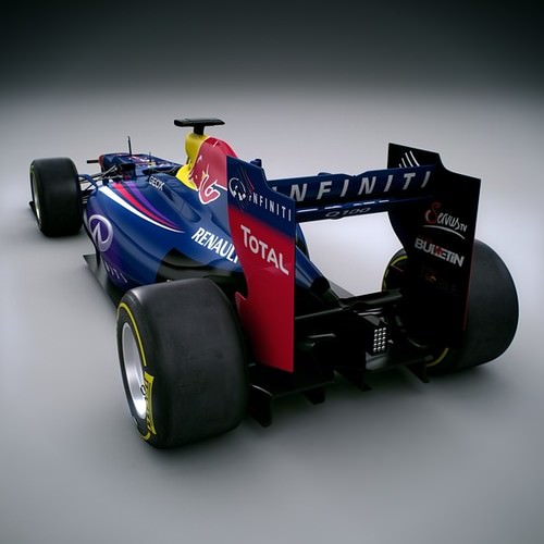 F1 2013 Red Bull RB9 - Infiniti Red Bull Racing 3D Model .max .obj .3ds .fbx .lwo .lw .lws .c4d