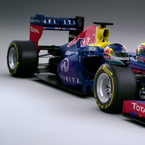 F1 2013 Red Bull RB9 - Infiniti Red Bull Racing 3D Model .max .obj .3ds .fbx .lwo .lw .lws .c4d
