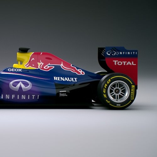 F1 2013 Red Bull RB9 - Infiniti Red Bull Racing 3D Model .max .obj .3ds .fbx .lwo .lw .lws .c4d