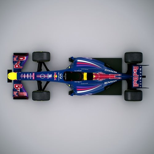 F1 2013 Red Bull RB9 - Infiniti Red Bull Racing 3D Model .max .obj .3ds .fbx .lwo .lw .lws .c4d