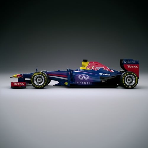 F1 2013 Red Bull RB9 - Infiniti Red Bull Racing 3D Model .max .obj .3ds .fbx .lwo .lw .lws .c4d
