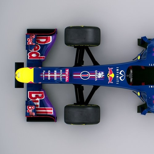 F1 2013 Red Bull RB9 - Infiniti Red Bull Racing 3D Model .max .obj .3ds .fbx .lwo .lw .lws .c4d