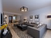 Living and Dining Room 01 3D Model