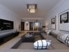 Living and Dining Room 01 3D Model .max