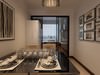 Living and Dining Room 01 3D Model .max