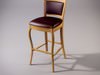 Custom bar stool 02 3D Model