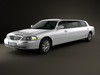 Lincoln Town Car Limousine 2011 3D Model