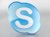 Skype Logo 3D Model