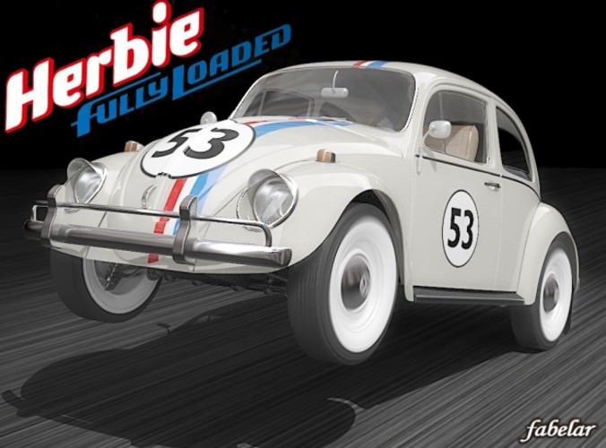 Herbie Fully Loaded 3D Model .max .obj .3ds .c4d