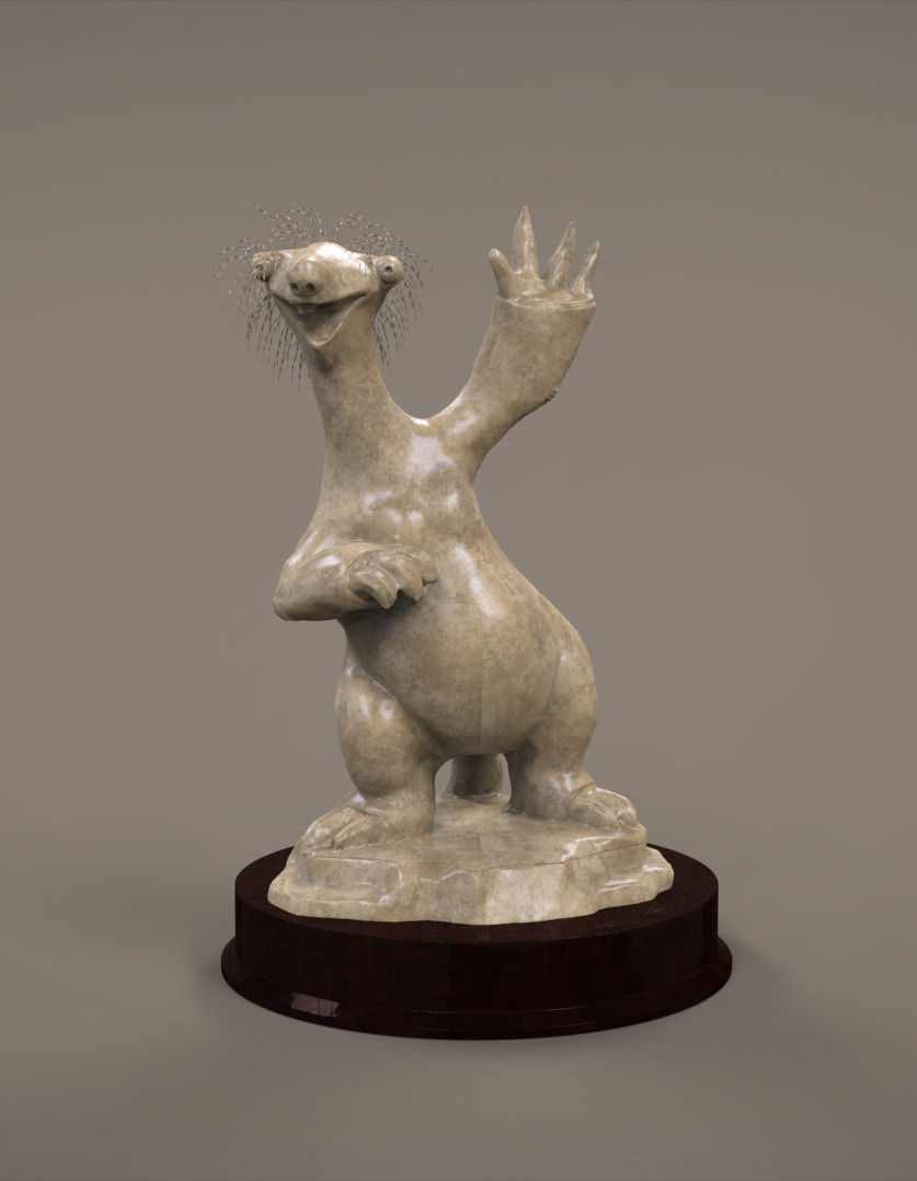 Sid Sloth 3D Model 3D printable .stl - CGTrader.com
