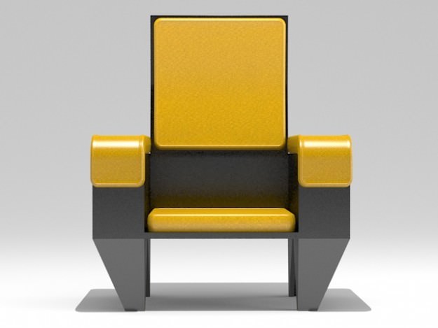 Armchair 3D Model Armchair 3D Model .max .obj .3ds .c4d