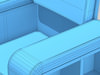 Armchair 3D Model .max .obj .3ds .c4d