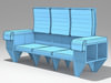 Sofa 10 3D Model .max .obj .3ds .c4d