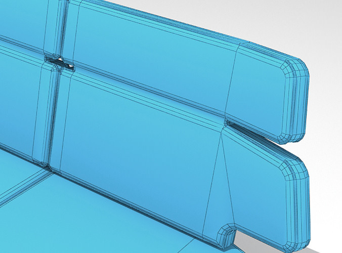 Sofa 9 3D Model .max .obj .3ds .c4d