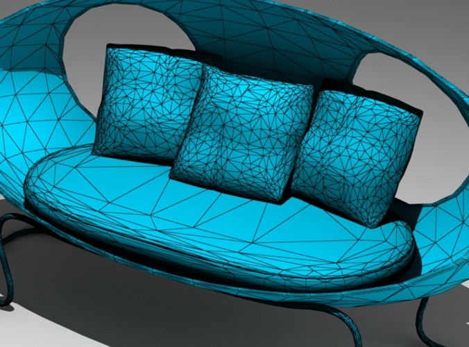Sofa 8 3D Model .max .obj .3ds .c4d