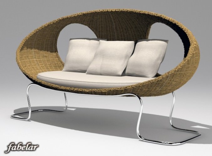 Sofa 8 3D Model .max .obj .3ds .c4d