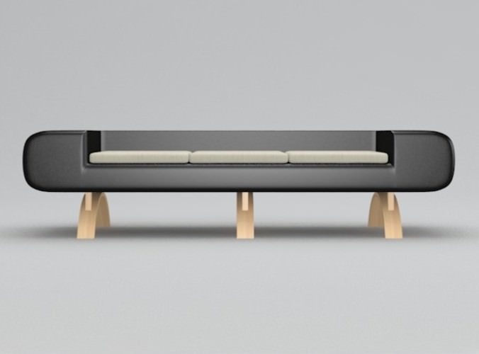 Sofa 4 3D Model .max .obj .3ds .c4d