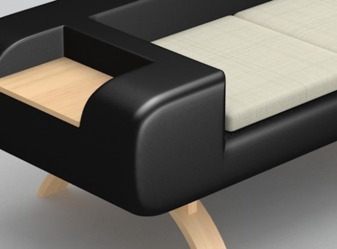 Sofa 4 3D Model .max .obj .3ds .c4d
