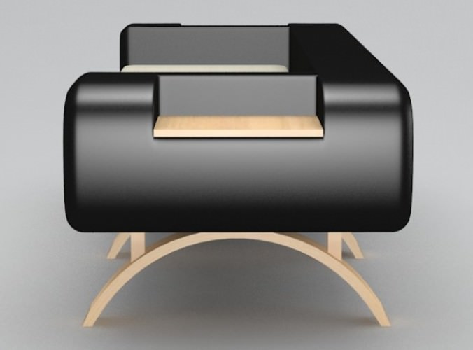 Sofa 4 3D Model .max .obj .3ds .c4d
