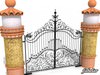Iron gate 3D Model