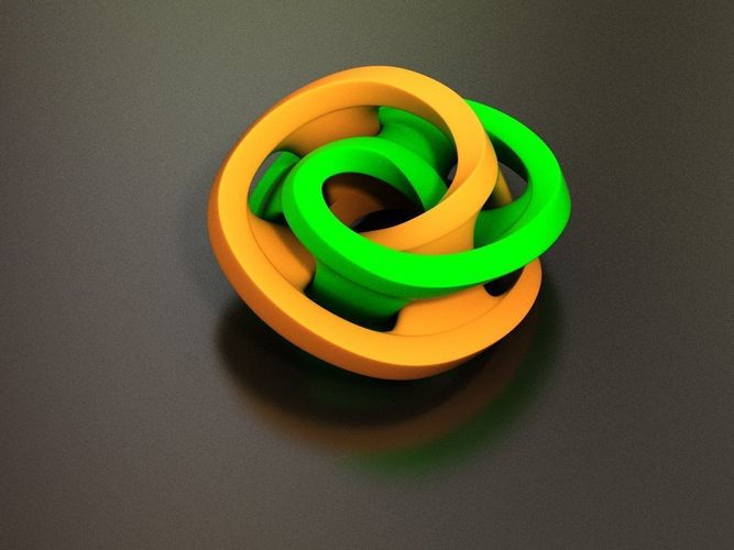 Mobius strip 2 3D Model 3D printable .obj .3ds .stl .3dm - CGTrader.com