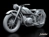 Vintage motorcycle 3D Model