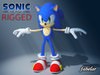 Sonic Rigged 3D Model