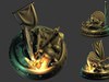 Axe and helm