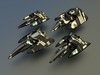 Space Fighter 3D Model