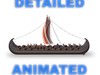 original viking ship 3D Model