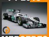F1 2013 Mercedes W04 - Mercedes AMG Petronas F1 Team 3D Model