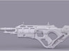 Futuristic Rifle 3D Model