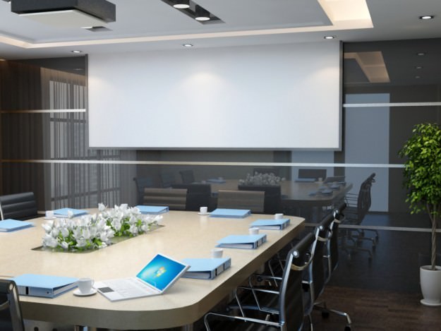 Photorealistic Conference Room 01 3D Model .max