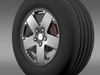 Jeep Wrangle wheel 3D Model