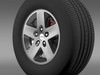 Jeep Wrangler Rubicon wheel 3D Model