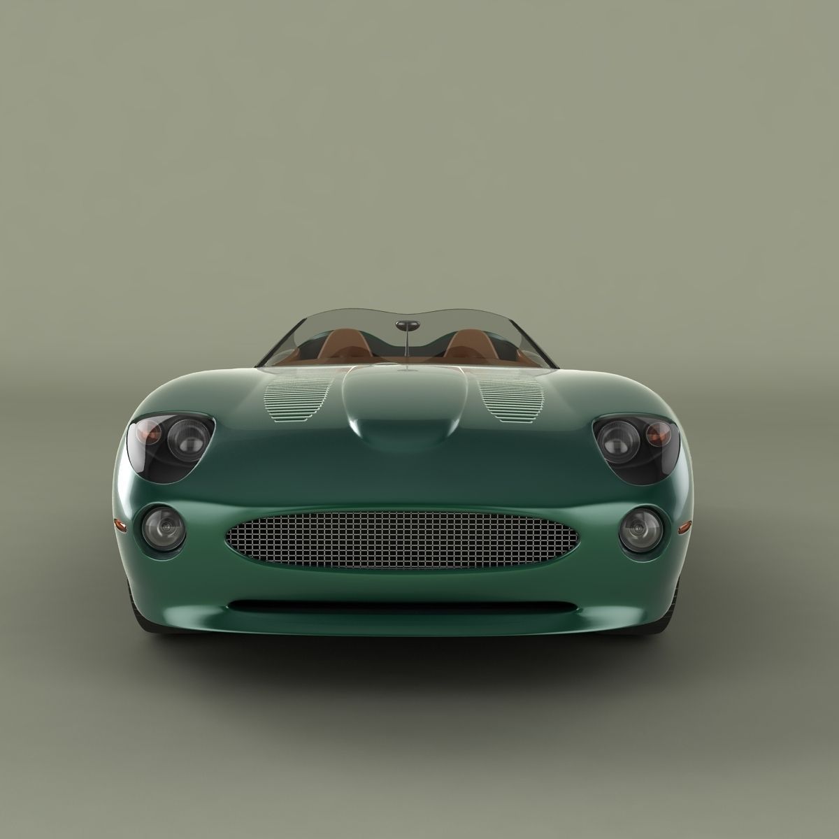 Jaguar XK 180 Concept 3D Model .max .obj .3ds .fbx .c4d