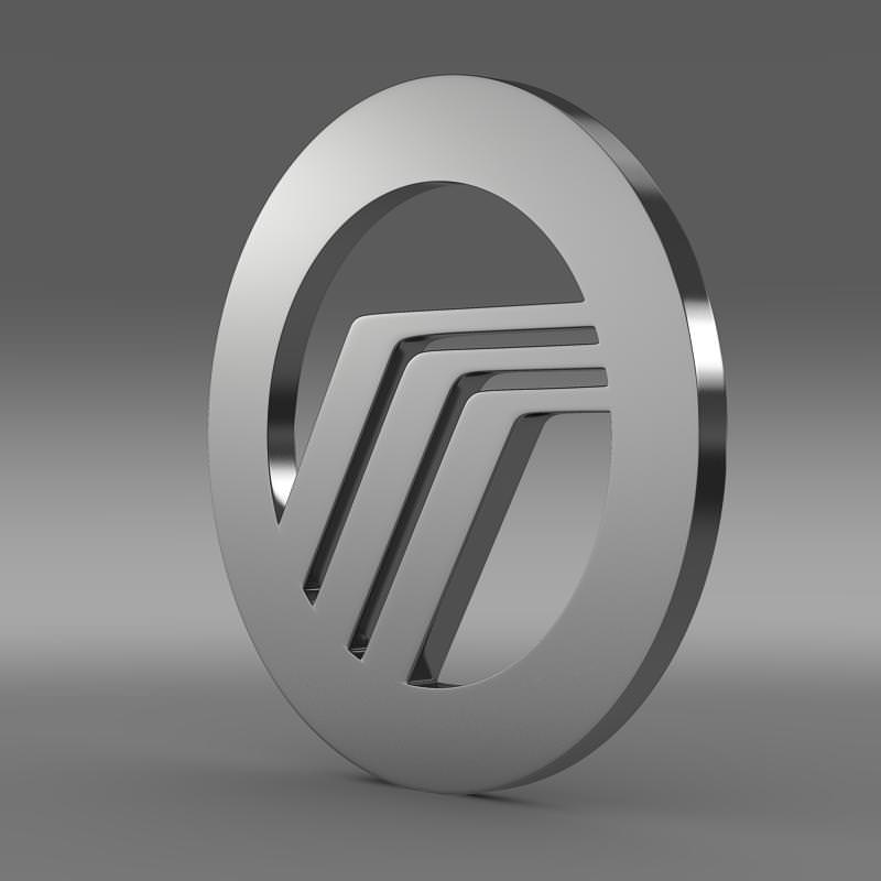 Mercury Logo 3D Model .max .obj .3ds .fbx .c4d .lwo .lw