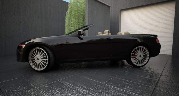 BMW Series 6 Convertible 3D Model .max .obj .3ds
